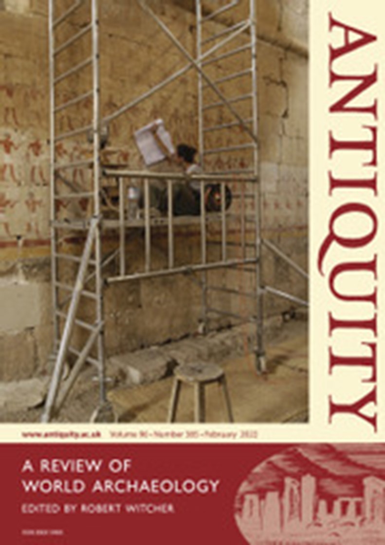 Okładka czasopisma Antiquity