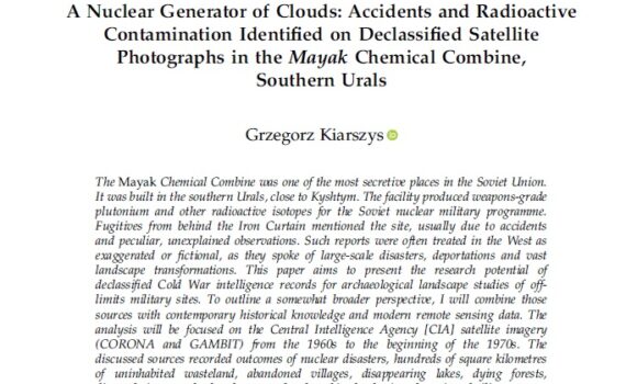 A Nuclear Generator of Clouds: Accidents and Radioactive Contamination....
