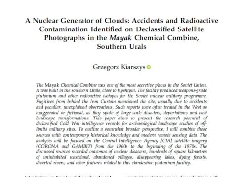 A Nuclear Generator of Clouds: Accidents and Radioactive Contamination....